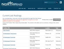 Tablet Screenshot of careers.northwindgrp.com